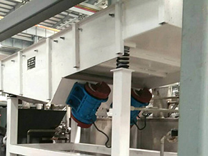 不銹鋼直線振動篩面粉篩分現場，產量5t/h